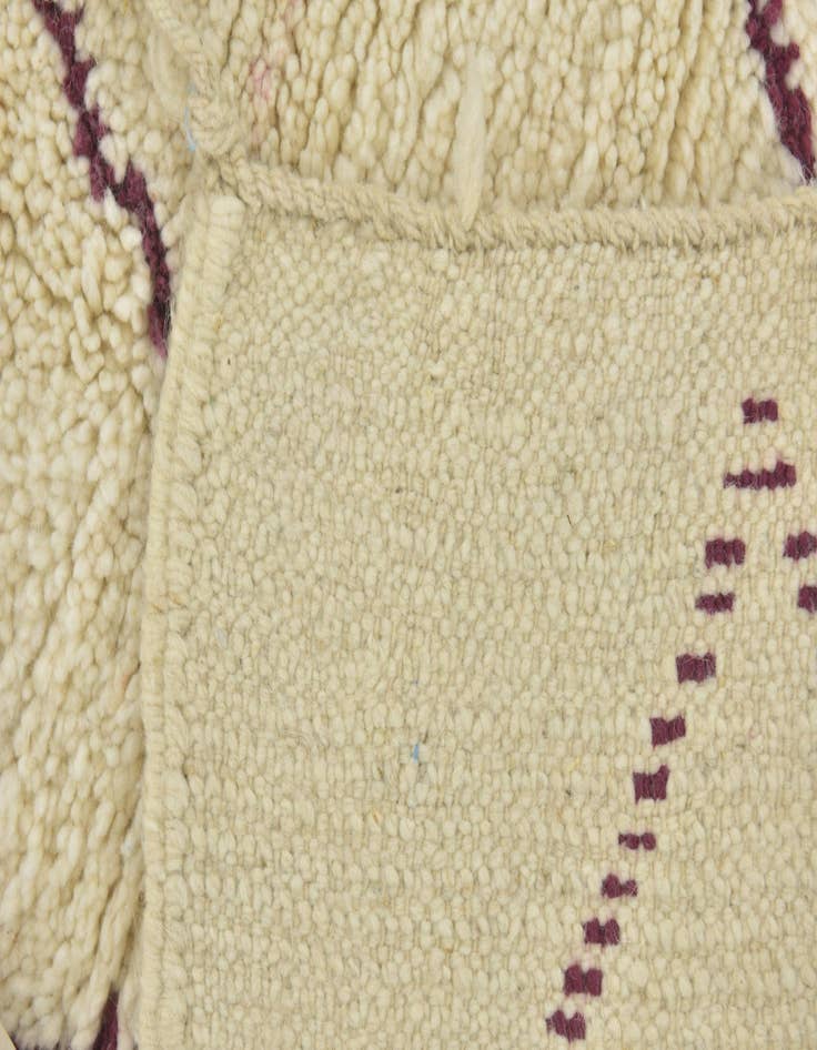 Detail image of 3' 3 x 4' 8  Hand Knotted Moroccan Wool Rug