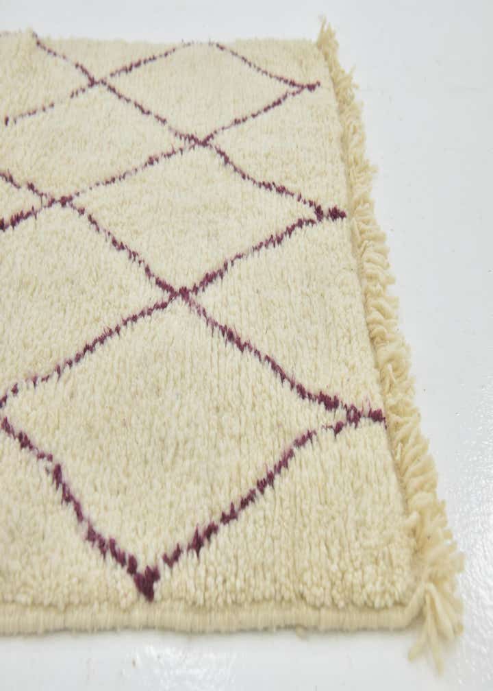 3' 3 x 4' 8 Hand Knotted Moroccan Wool Rug