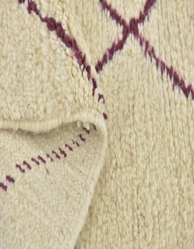 Detail image of 3' 3 x 4' 8  Hand Knotted Moroccan Wool Rug