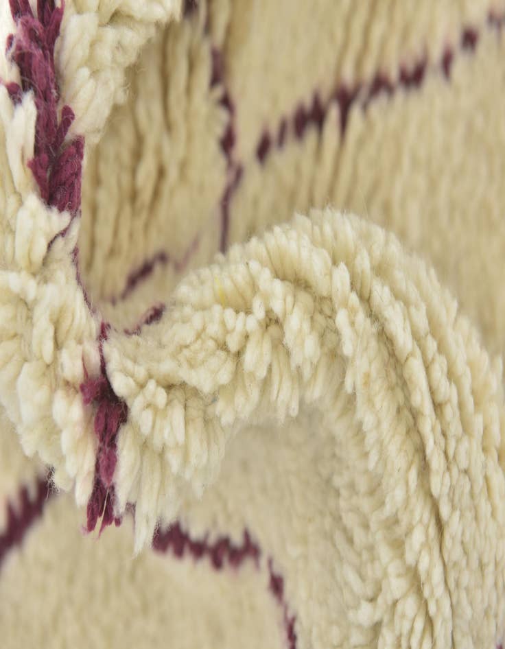 Detail image of 3' 3 x 4' 8  Hand Knotted Moroccan Wool Rug