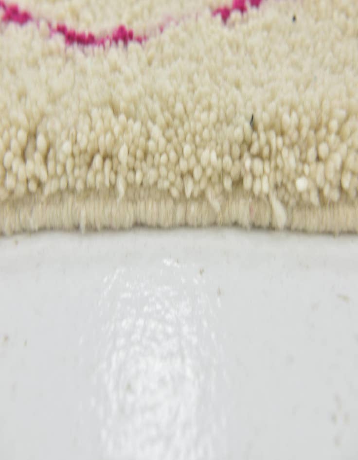 Detail image of 3' 9 x 4' 9  Hand Knotted Moroccan Wool Rug