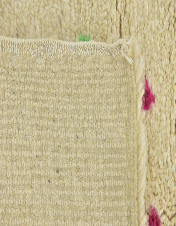 Detail image of 3' 3 x 4' 9  Hand Knotted Moroccan Wool Rug