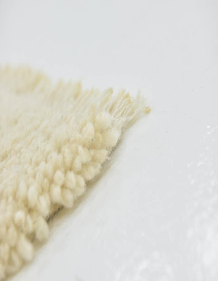 Detail image of 3' 3 x 4' 9  Hand Knotted Moroccan Wool Rug