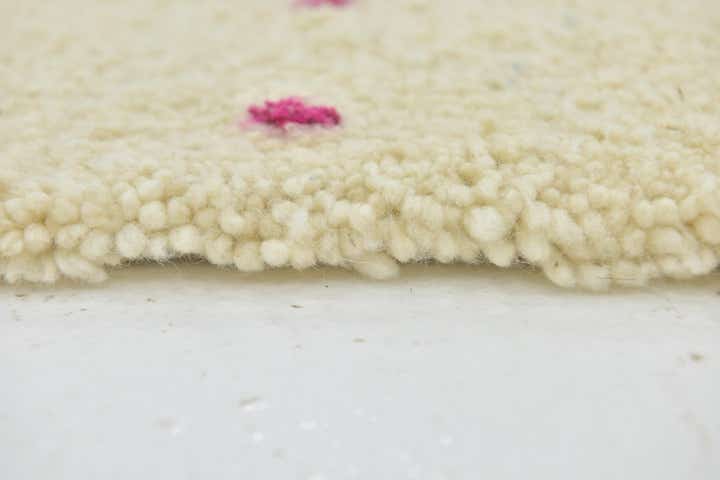 3' 3 x 4' 9 Hand Knotted Moroccan Wool Rug
