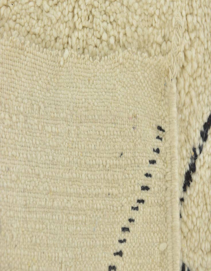 Detail image of 5' 3 x 8'  Hand Knotted Moroccan Wool Rug