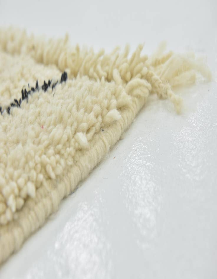 Detail image of 5' 3 x 8'  Hand Knotted Moroccan Wool Rug