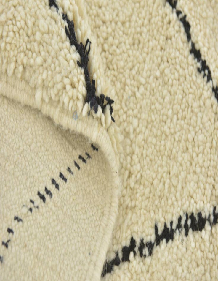 Detail image of 5' 3 x 8'  Hand Knotted Moroccan Wool Rug