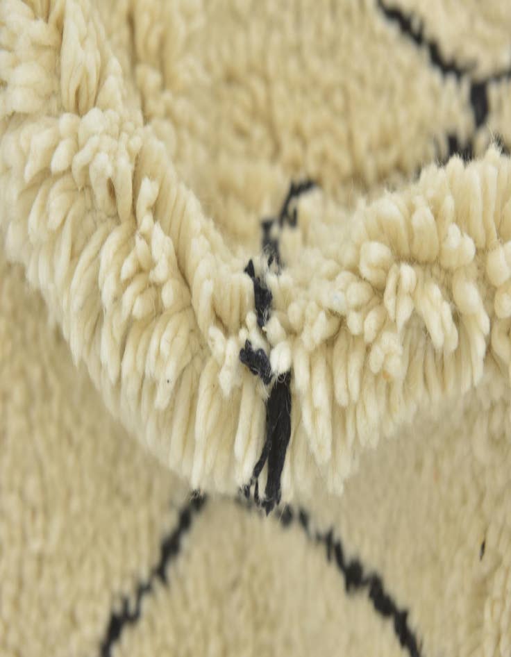 Detail image of 5' 3 x 8'  Hand Knotted Moroccan Wool Rug