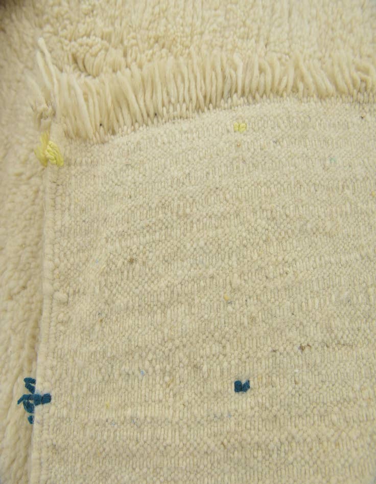 Detail image of 4' 9 x 8' 2  Hand Knotted Moroccan Wool Rug