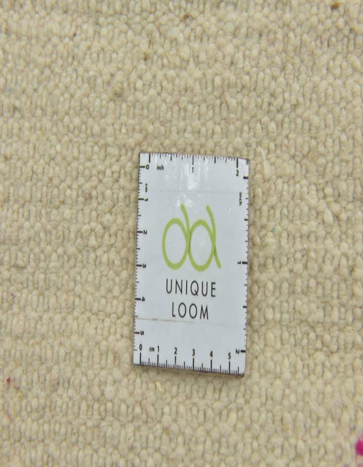 Detail image of 5' 2 x 8'  Hand Knotted Moroccan Wool Rug