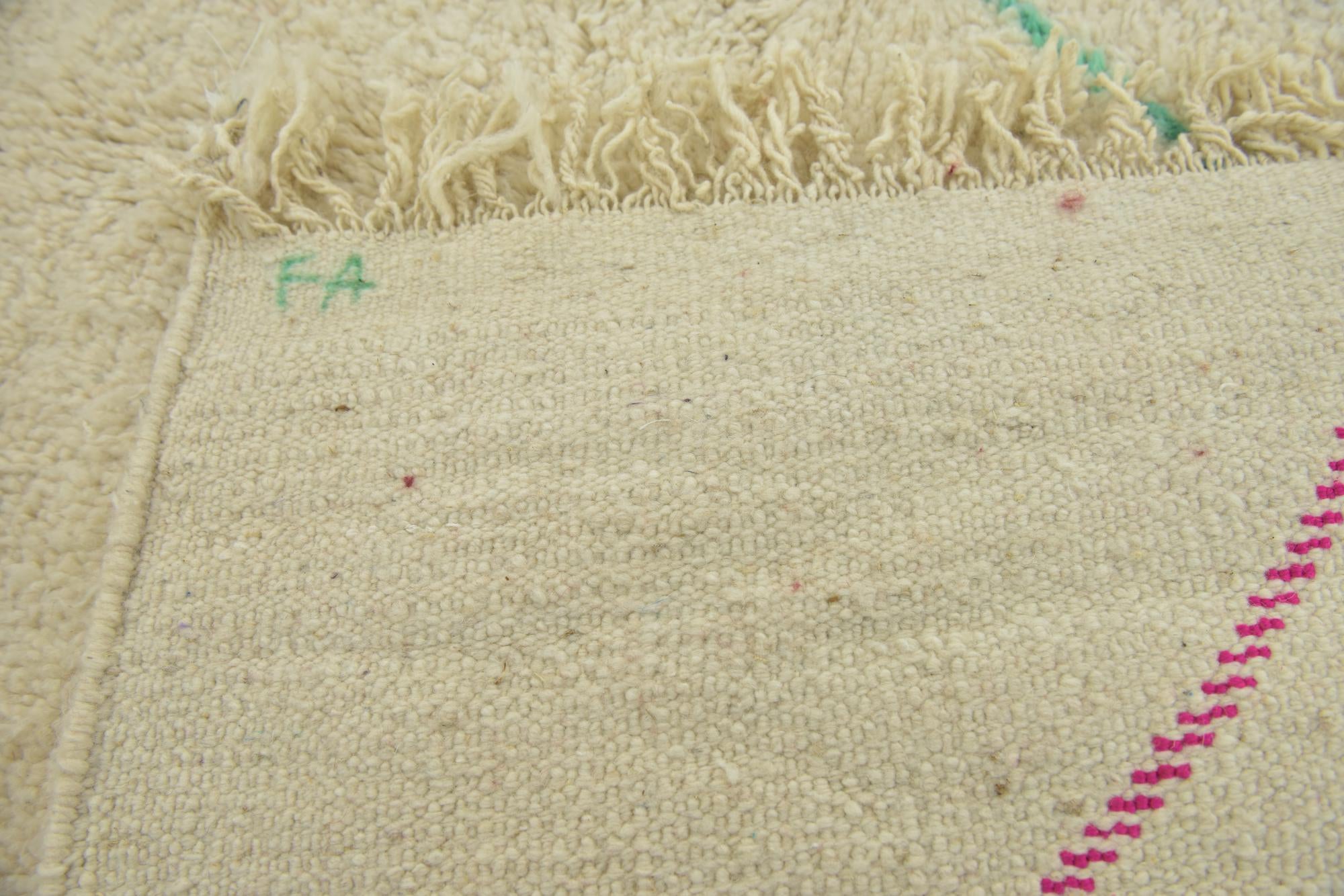 5' 2 x 8' Hand Knotted Moroccan Wool Rug