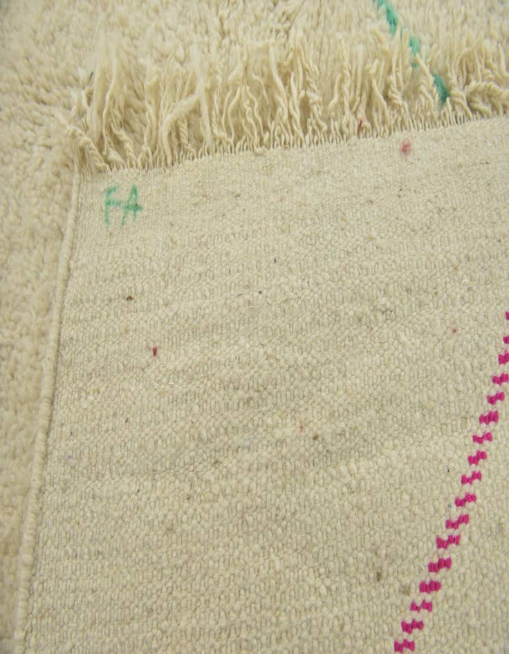 Detail image of 5' 2 x 8'  Hand Knotted Moroccan Wool Rug