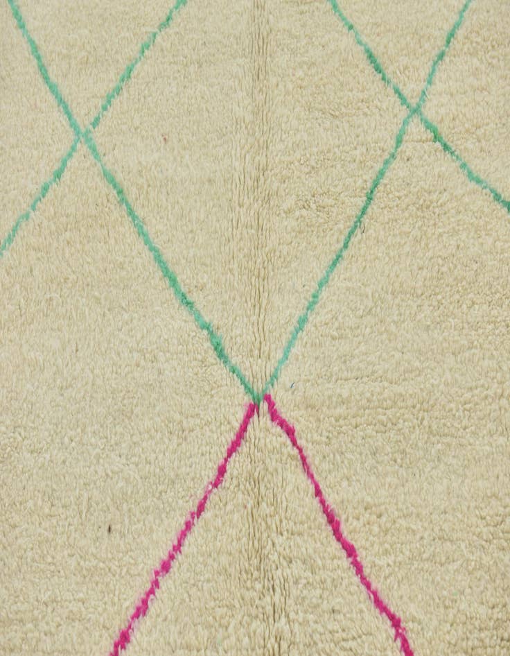 Detail image of 5' 2 x 8'  Hand Knotted Moroccan Wool Rug