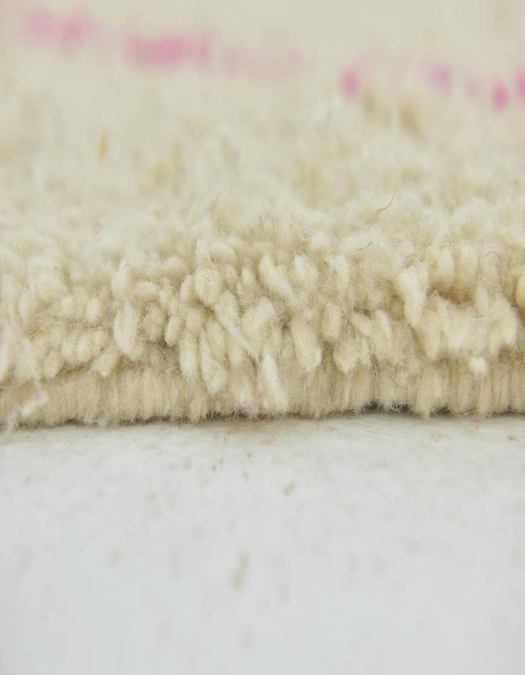 Detail image of 5' 2 x 8'  Hand Knotted Moroccan Wool Rug