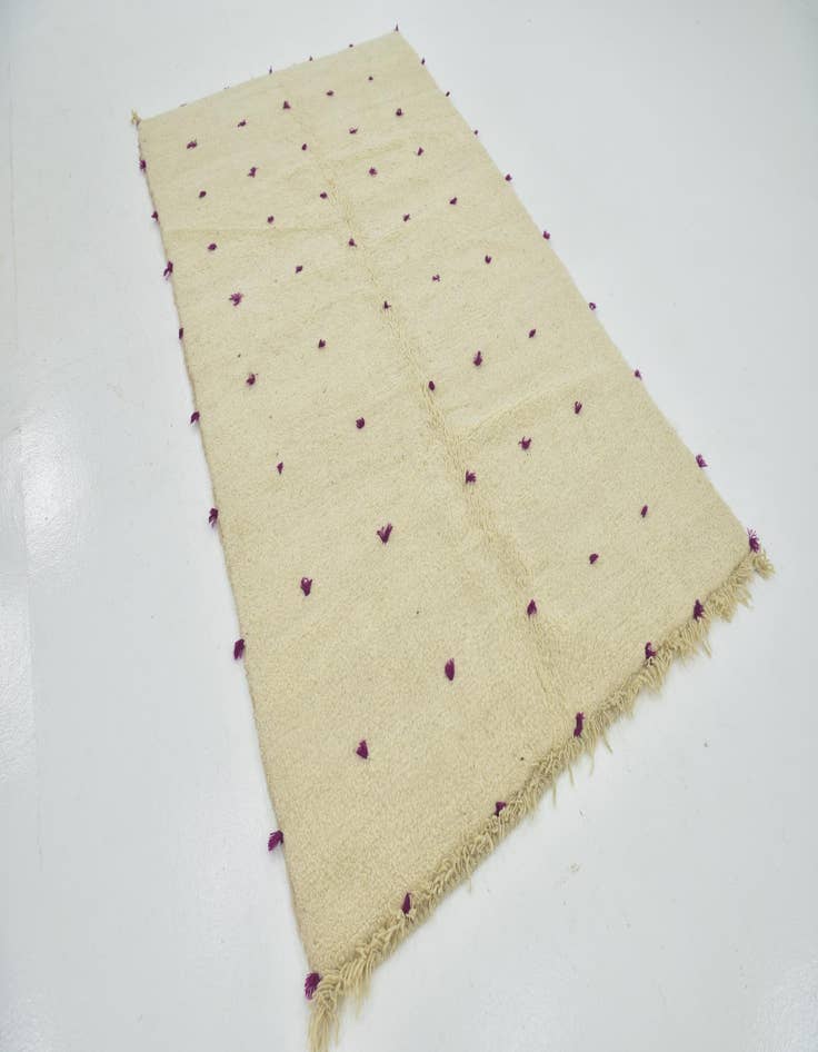 Detail image of 5' x 8' 6  Hand Knotted Moroccan Wool Rug