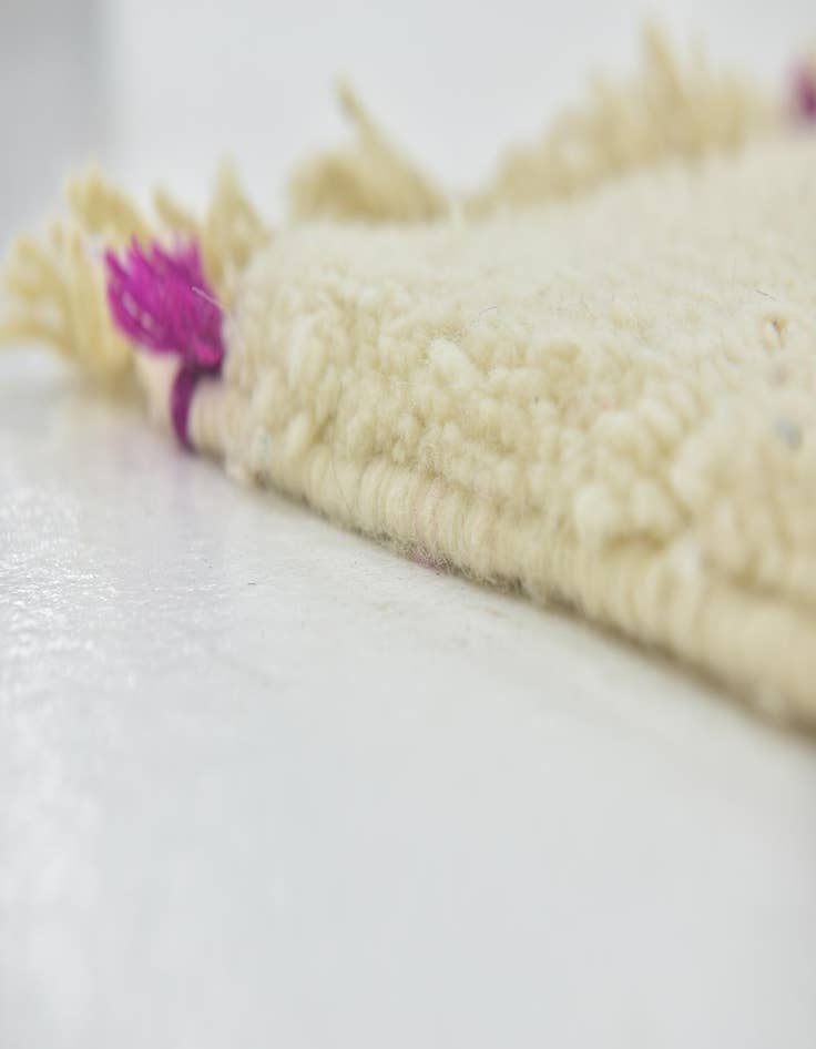 Detail image of 5' x 8' 6  Hand Knotted Moroccan Wool Rug