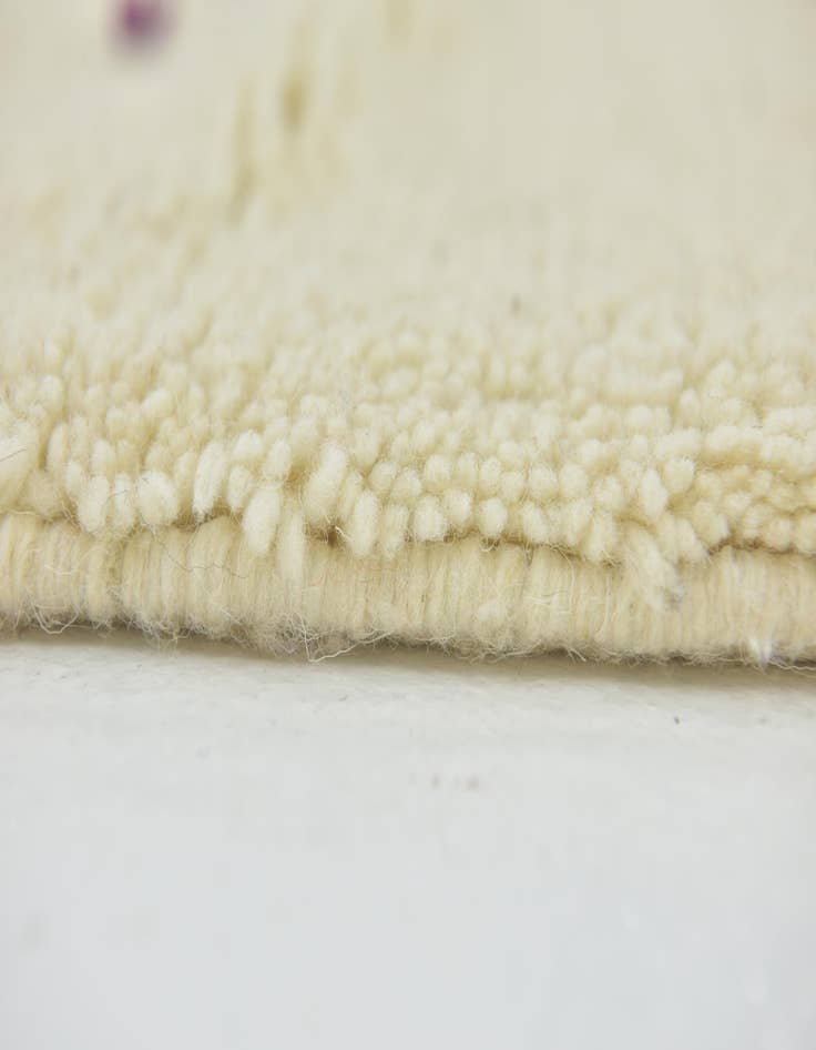 Detail image of 5' x 8' 6  Hand Knotted Moroccan Wool Rug