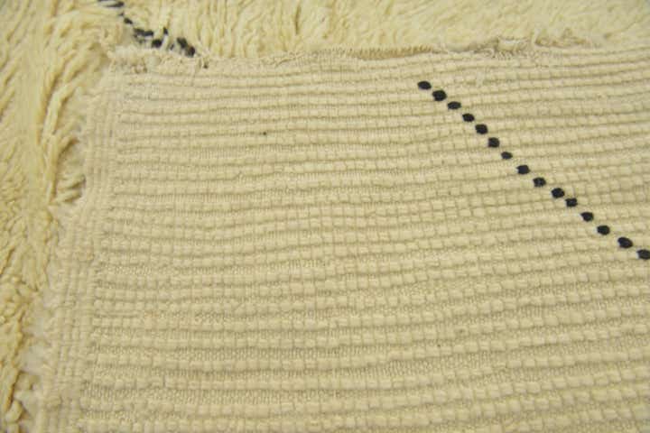 6' 6 x 9' 7 Hand Knotted Moroccan Wool Rug