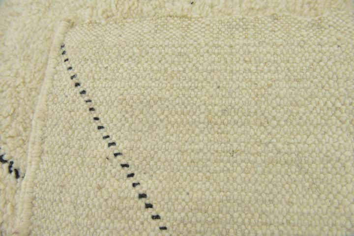 6' 8 x 10' Hand Knotted Moroccan Wool Rug