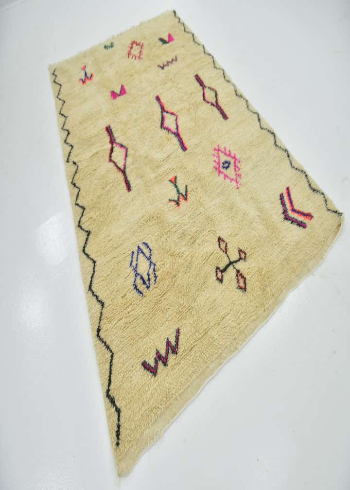 6' 4 x 9' 6 Hand Knotted Moroccan Wool Rug