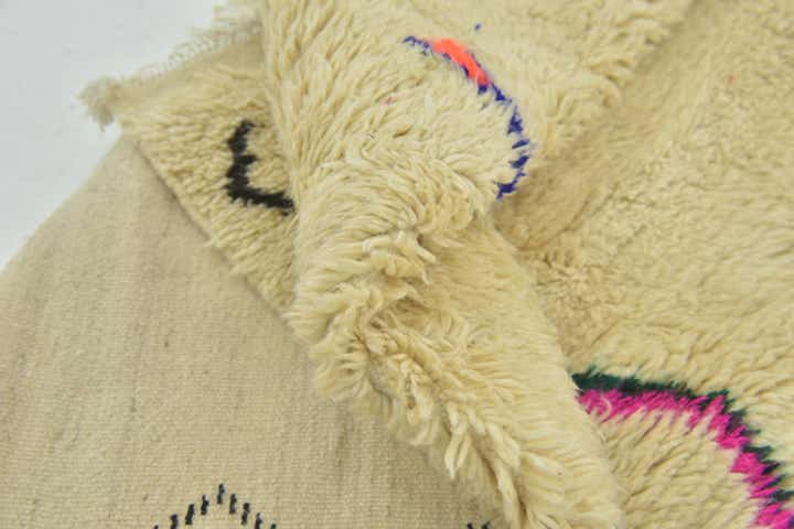 6' 4 x 9' 6 Hand Knotted Moroccan Wool Rug