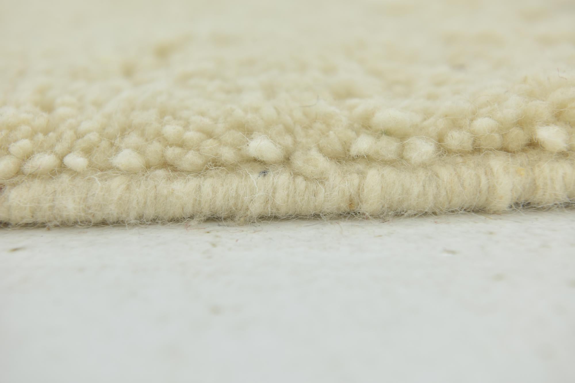 6' 7 x 9' 5 Hand Knotted Moroccan Wool Rug