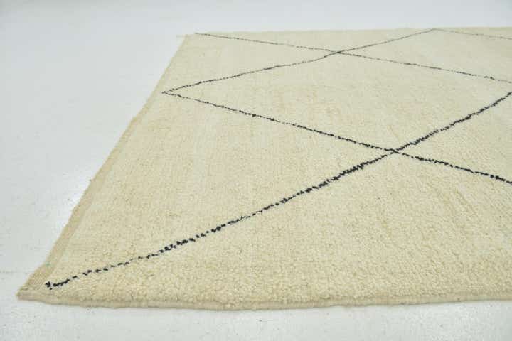205cm x 305cm Handgeknoopt Marokkaans Wol Vloerkleed