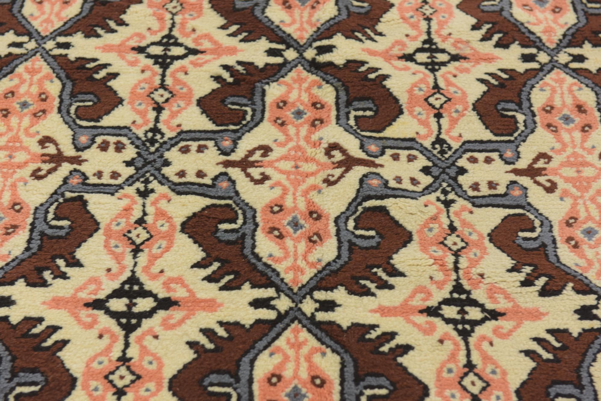 5' 8 x 7' 2 Hand Knotted Moroccan Wool Rug
