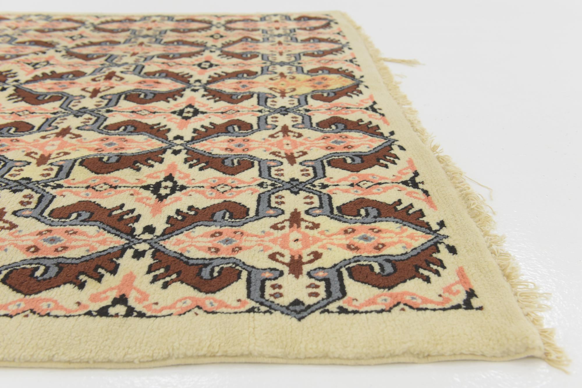 5' 8 x 7' 2 Hand Knotted Moroccan Wool Rug