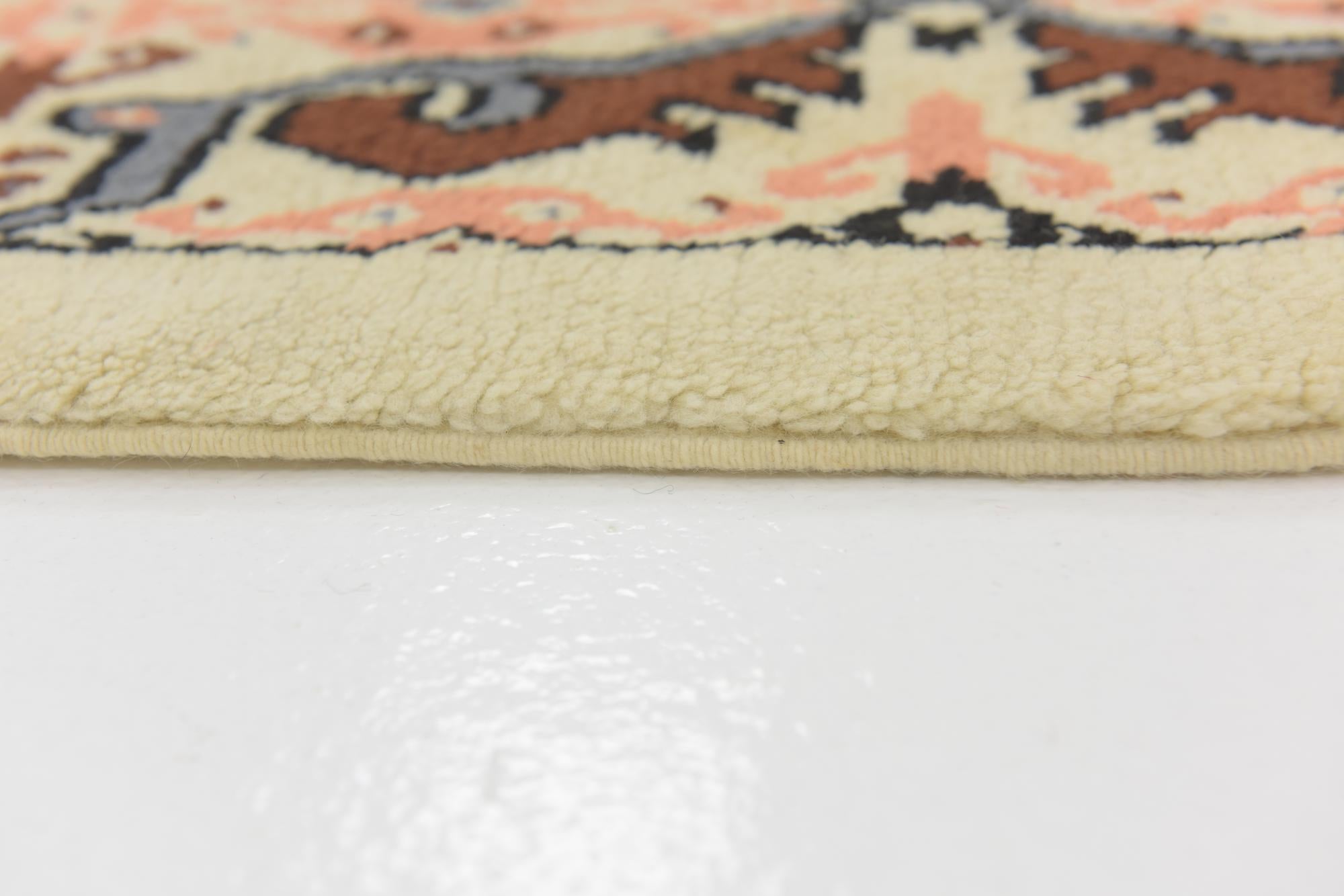5' 8 x 7' 2 Hand Knotted Moroccan Wool Rug