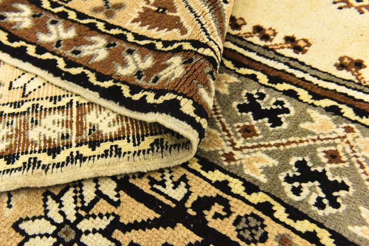 6' 7 x 9' 10 Hand Knotted Moroccan Wool Rug