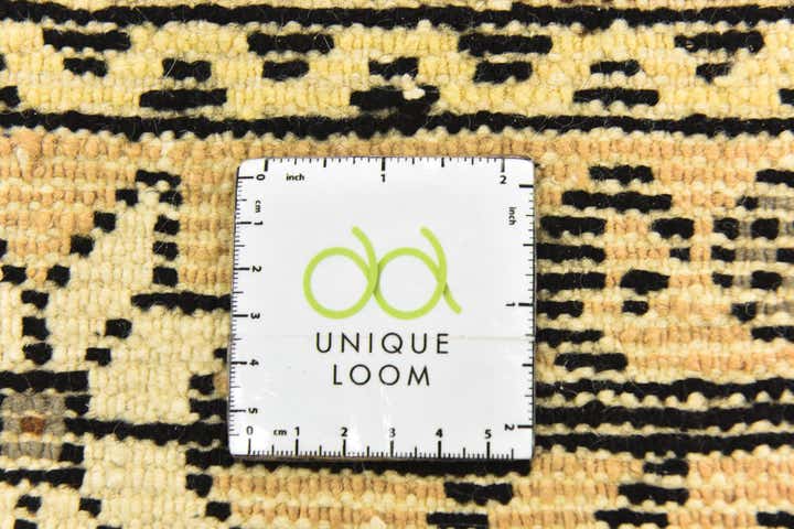 6' 7 x 9' 10 Hand Knotted Moroccan Wool Rug