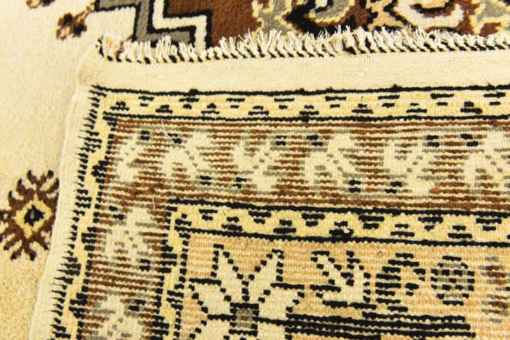 6' 7 x 9' 10 Hand Knotted Moroccan Wool Rug