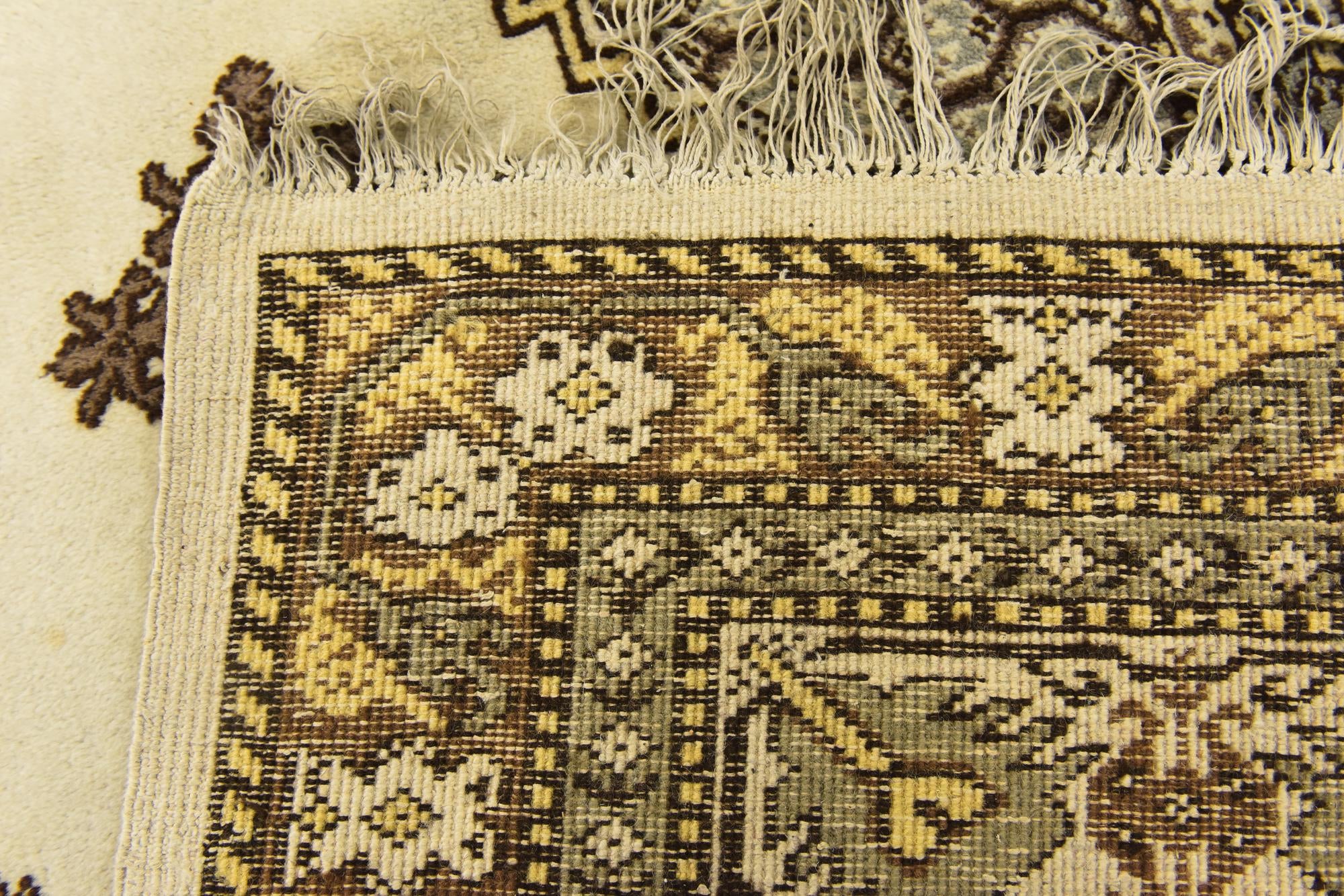 6' 6 x 9' Hand Knotted Moroccan Wool Rug