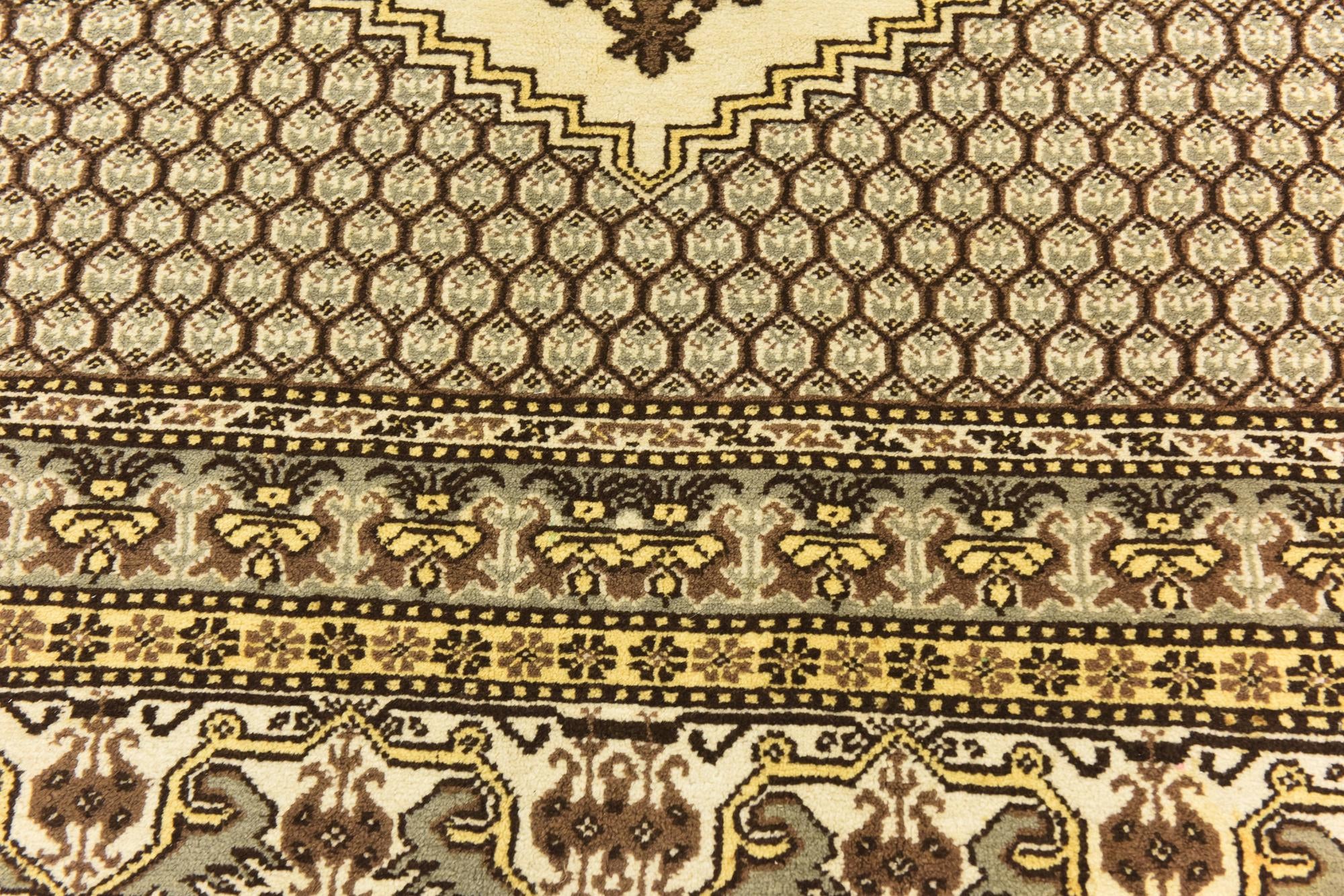6' 6 x 9' Hand Knotted Moroccan Wool Rug