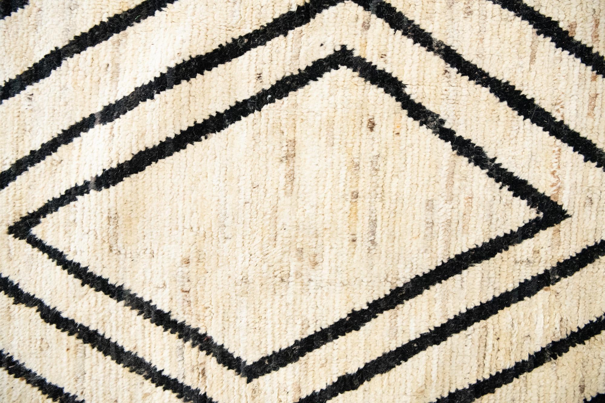 13' 4 x 17' 7 Hand Knotted Moroccan Wool Rug