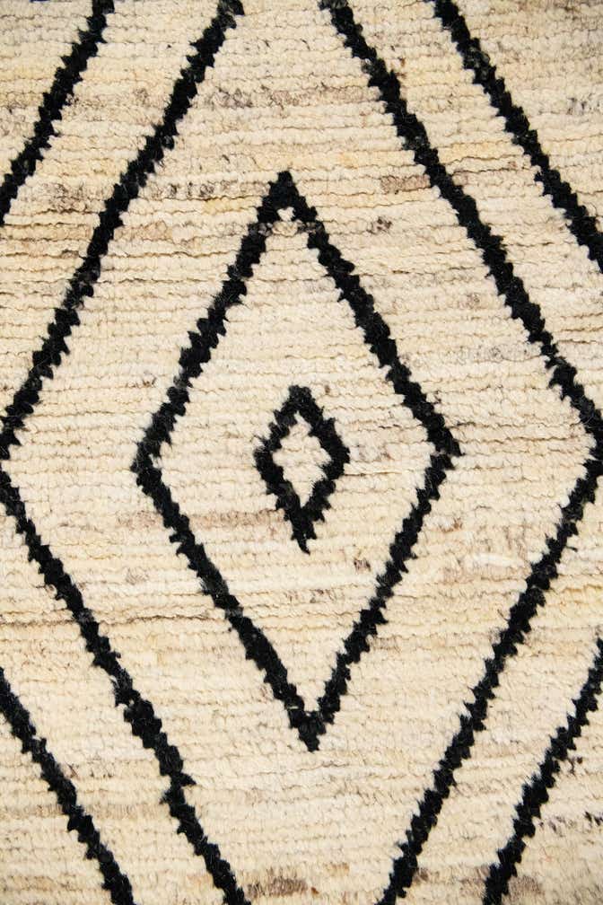 13' 4 x 17' 7 Hand Knotted Moroccan Wool Rug