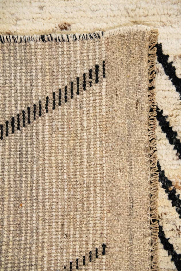 Detail image of 13' 4 x 17' 7 Hand Knotted Moroccan Wool Rug