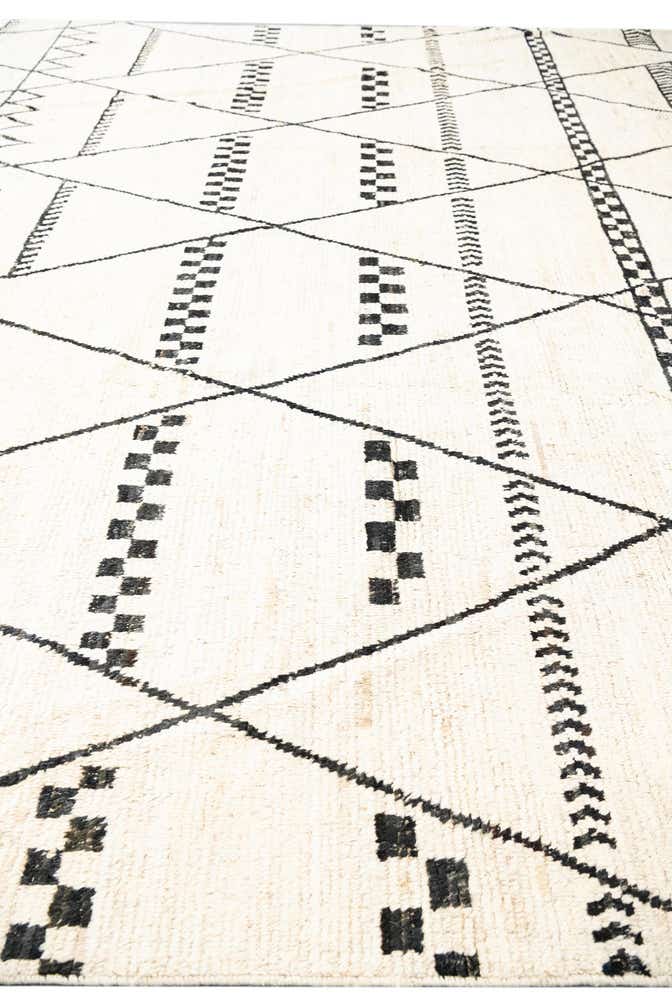 12' 3 x 18' Hand Knotted Moroccan Wool Rug