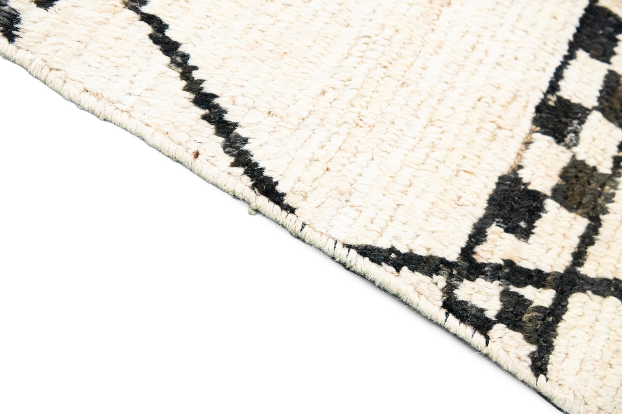 12' 3 x 18' Hand Knotted Moroccan Wool Rug