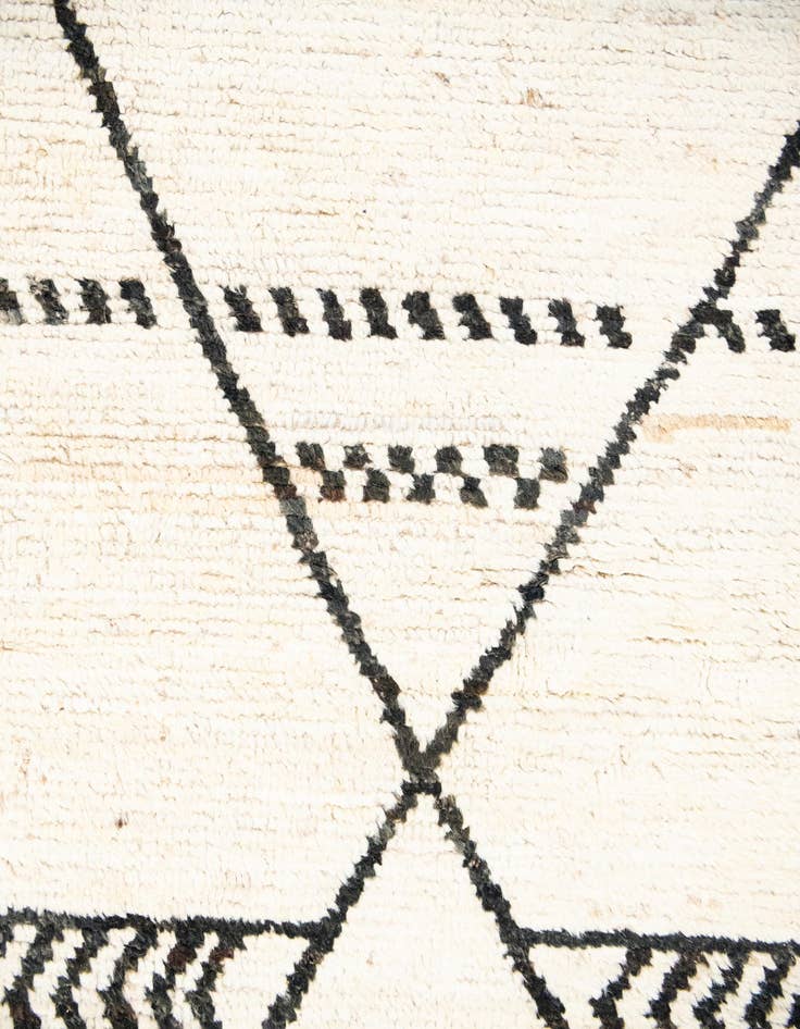 Detail image of 12' 3 x 18'  Hand Knotted Moroccan Wool Rug