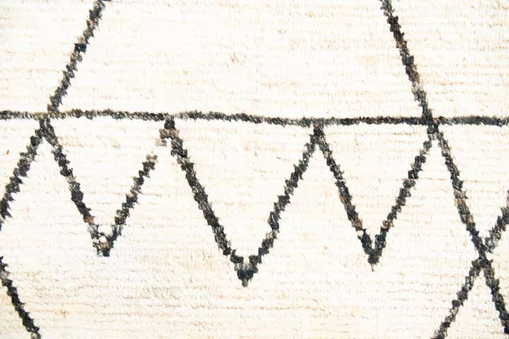 12' 3 x 18' Hand Knotted Moroccan Wool Rug