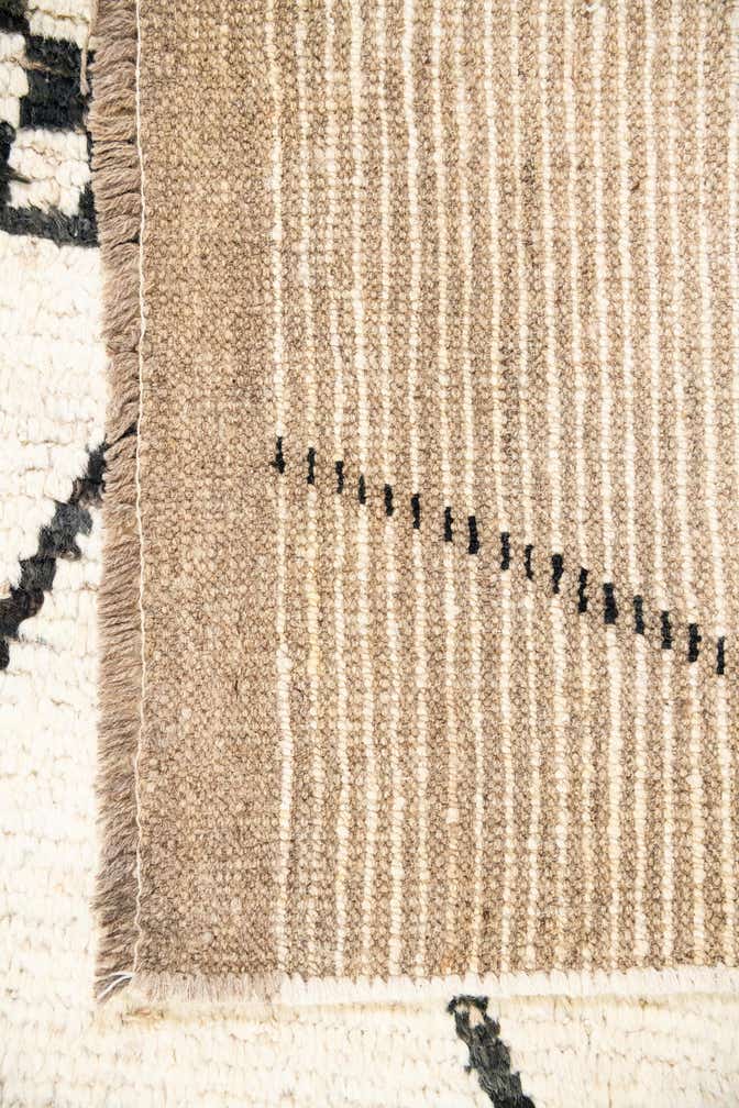12' 3 x 18' Hand Knotted Moroccan Wool Rug