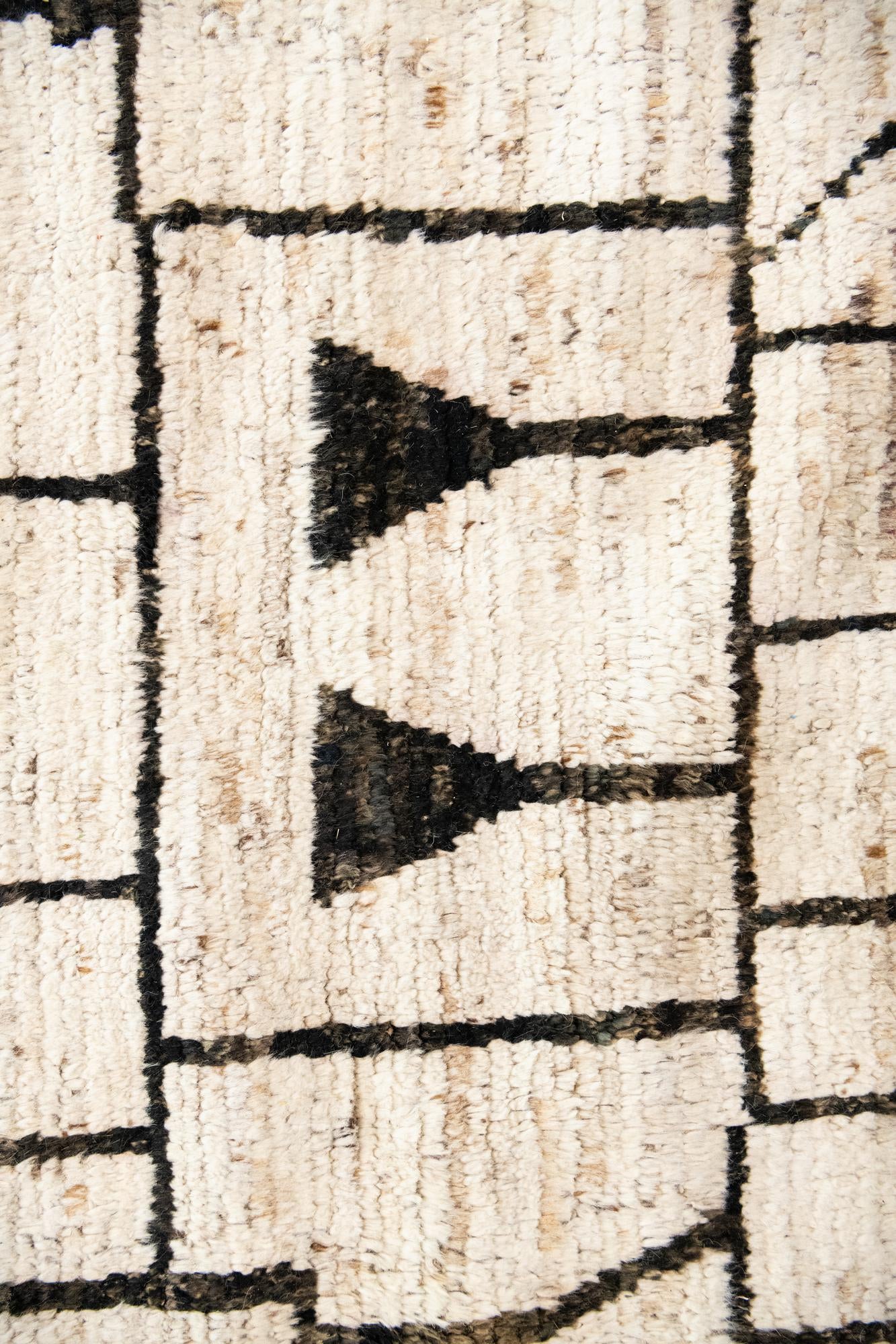 12' 6 x 17' 6 Hand Knotted Moroccan Wool Rug