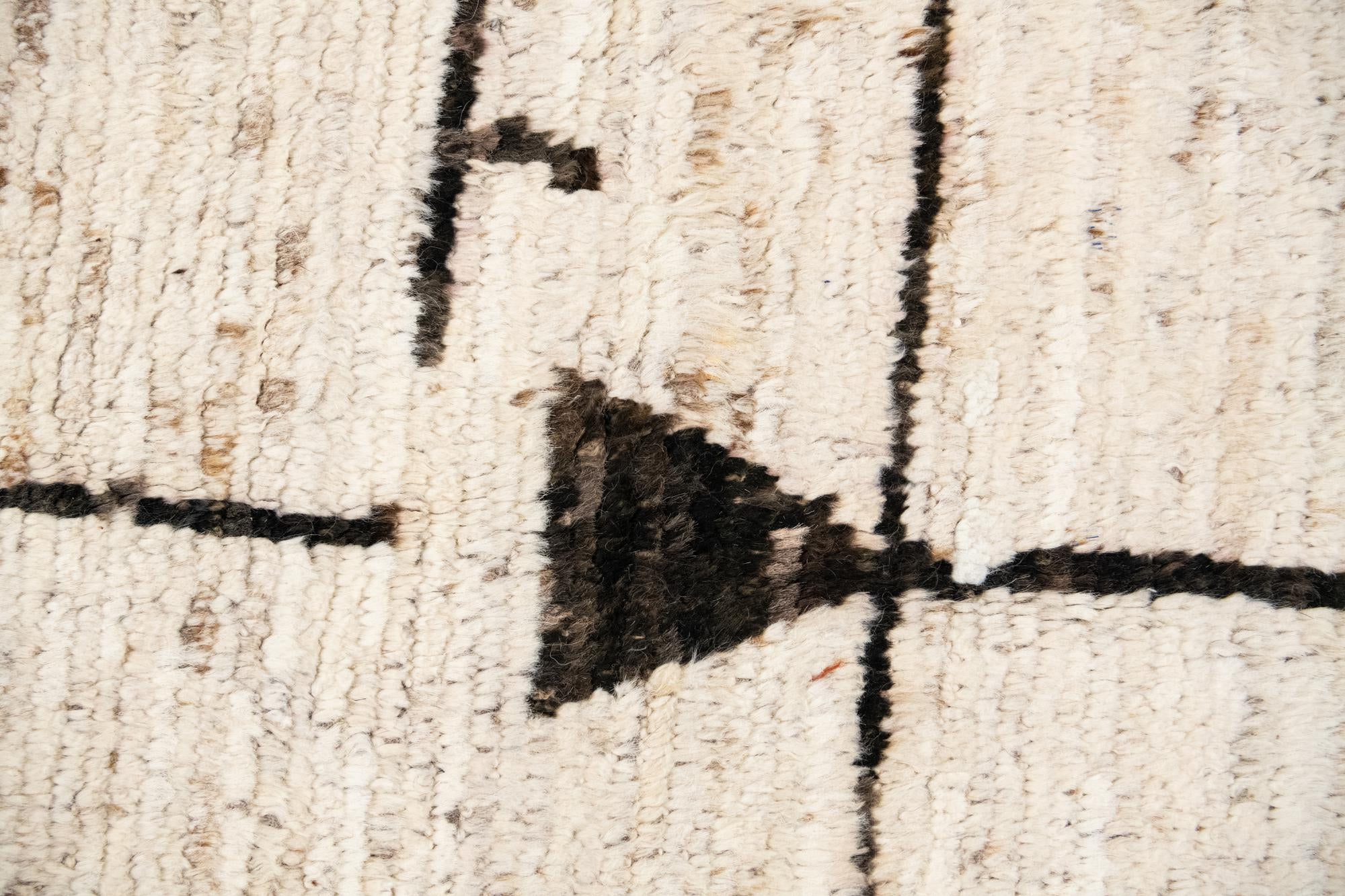 12' 6 x 17' 6 Hand Knotted Moroccan Wool Rug