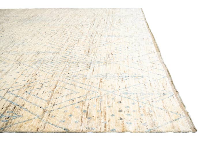 Detail image of 13' 7 x 16' Hand Knotted Moroccan Wool Rug