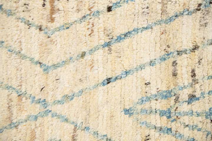 13' 7 x 16' Hand Knotted Moroccan Wool Rug