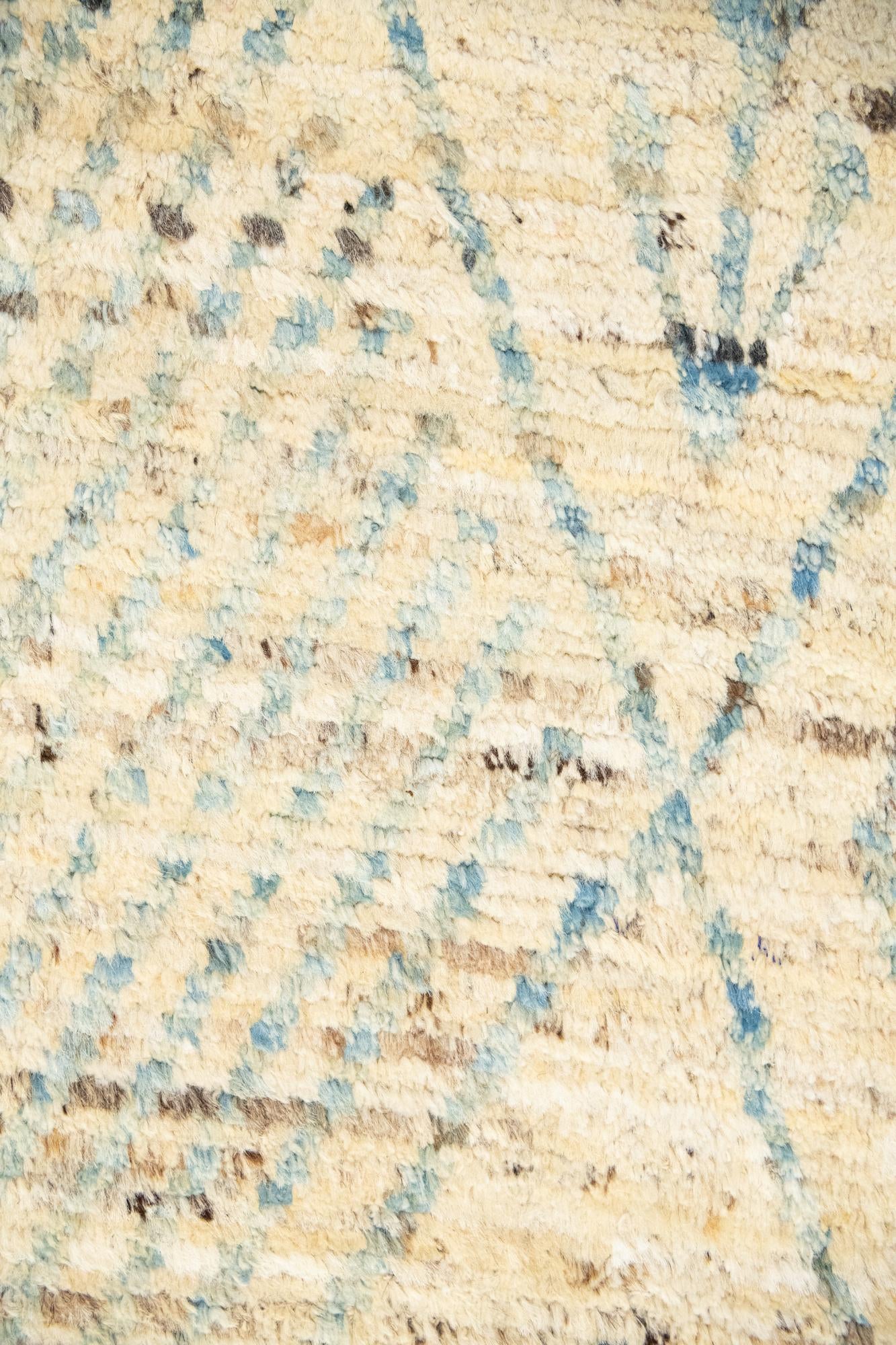 13' 7 x 16' Hand Knotted Moroccan Wool Rug