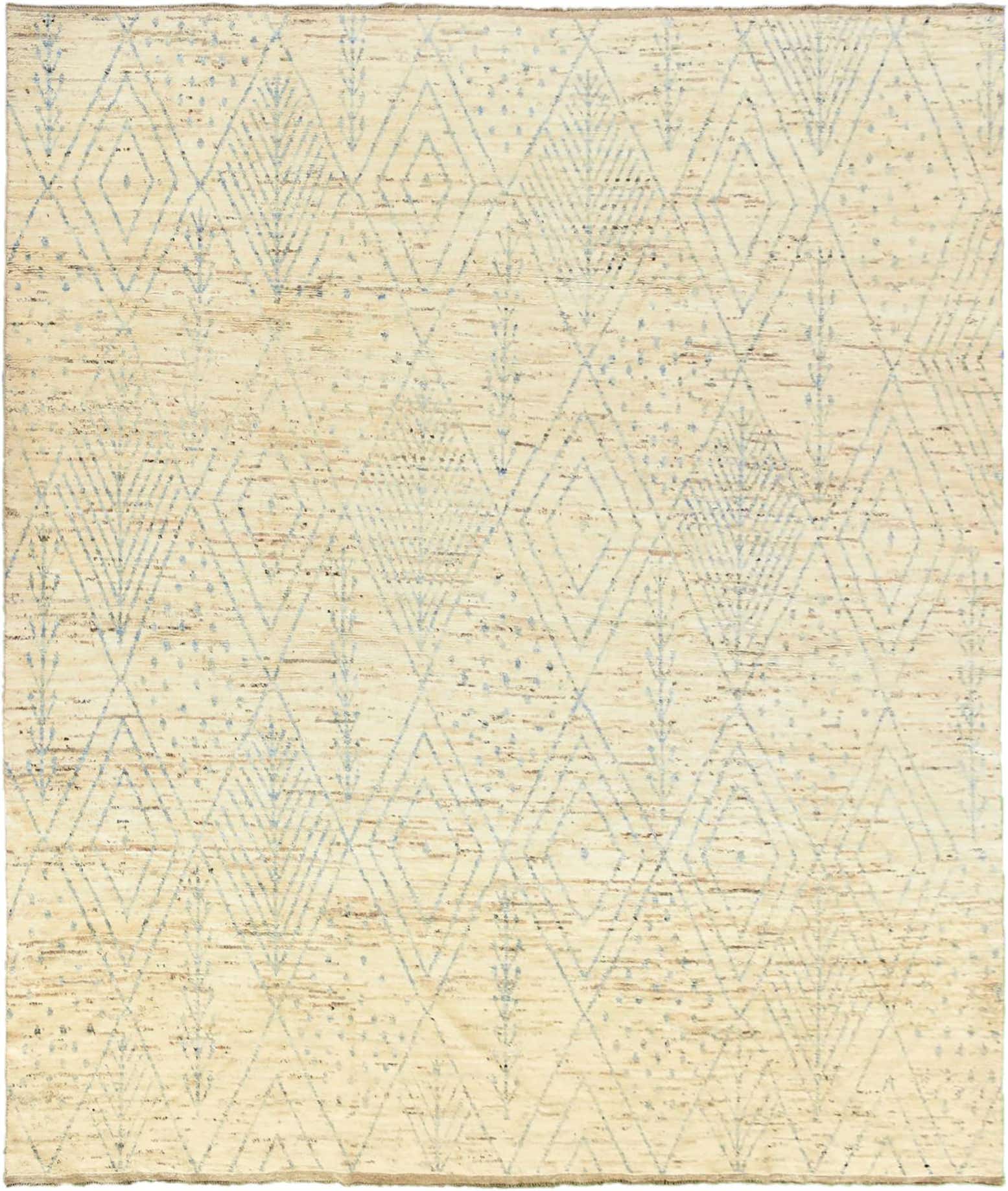 13' 7 x 16' Hand Knotted Moroccan Wool Rug