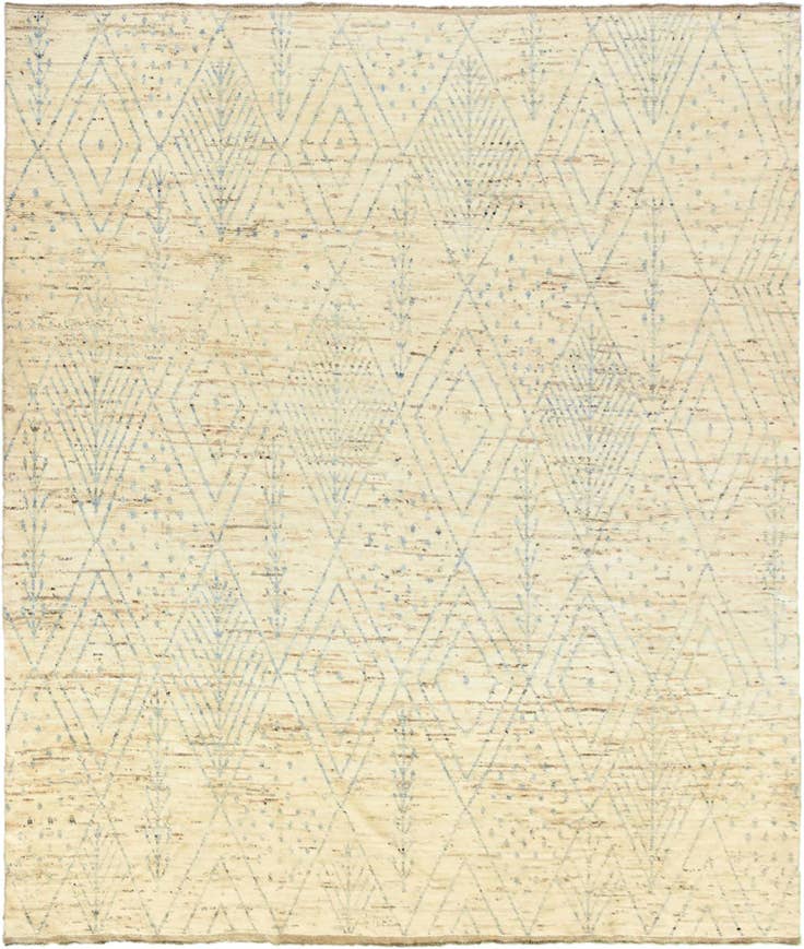 Detail image of 13' 7 x 16' Hand Knotted Moroccan Wool Rug